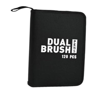 Imagem de Esquirla Estojo porta-lápis de cor, compacto e protetor, ideal para canetas, ideal para estúdio e ateliê, 120 Furos