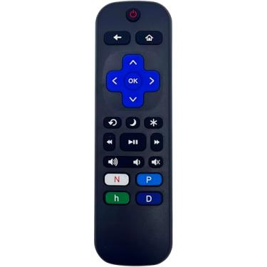 Imagem de Kindsion Controle remoto compatível com TVs Roku inteligentes Philips HD, FHD, 4K Ultra HD, séries 4756, 4864, 5756, 6573, 6673, 7975 (sem controle de voz)
