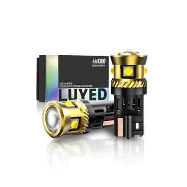 Imagem de LUYED Canbus Error Free T10 194 168 Lâmpadas LED 6500K Branco Brilhante - 2825 W5W Mapa de Placa de Licença Dome Trunk Luzes de Carga (pacote com 2)