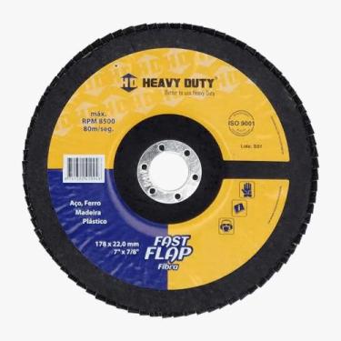 Imagem de Disco Flap Nylon 7" G40 Heavy Duty Limpeza Profunda Profissional