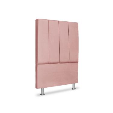 Imagem de Cabeceira Estofada Cama Box Carla Linha Premium Cor:rose;tamanho:solteiro 90 Cm