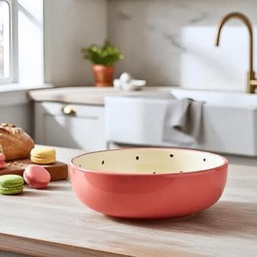 Imagem de Bowl Tigela Cumbuca Melancia Pitaya Kiwi Milho Cerâmica (Bowl Pitaya 13cm)