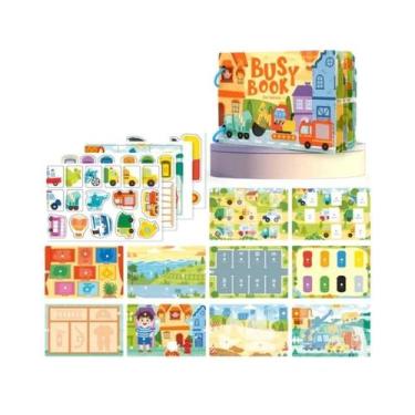 Imagem de Livro Sensorial Montessori Para Bebês: Brinquedo Educativo Silencioso 