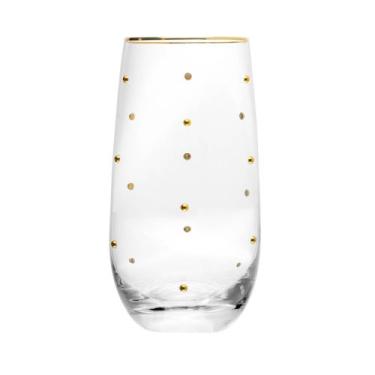 Imagem de Cj 2 Copos Balls Fio de Ouro 300ml Vidro - Wolff