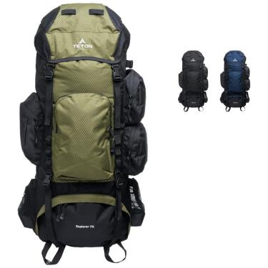 Imagem de Mochila de Acampamento Camping 75L, Impermeável, TETON SPORTS, Preto
