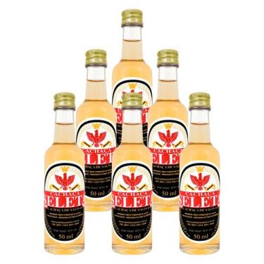 Imagem de Miniatura Cachaça Seleta Tradicional 50ml 6 Unidades