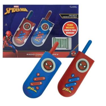 Imagem de Brinquedo Infantil Radio Comunicador C/Lanterna Spider-Man - Candide, 