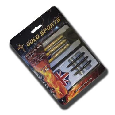 Imagem de Kit de Dardos Gold Sports Profissional 21 gramas, Branco, Unissex