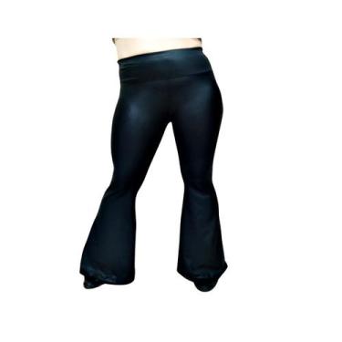 Imagem de Calça MAX Flare Suplex Cirre Boca de Sino Com Lycra - AIYE MODA, Preto