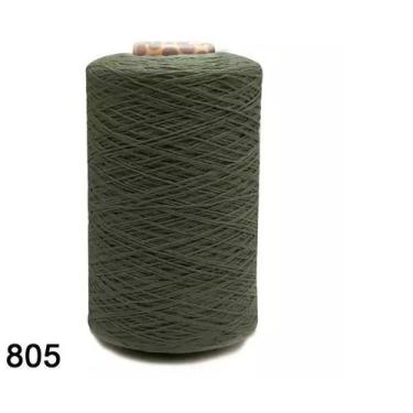 Imagem de Barbante EuroRoma Big Cone Fio 6 1,800 kg Cor 805 Verde Militar - no-b
