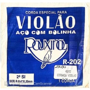 Imagem de Corda Para Violão Aço C/ Bolinha 2ºsi Rouxinol Kit C/ 3 Und