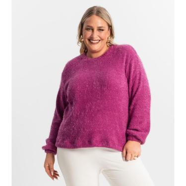 Imagem de Blusão Feminino Plus Size Secret Glam-Feminino