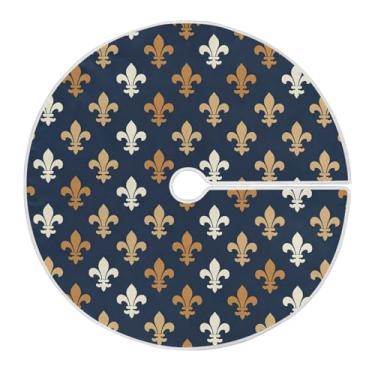 Imagem de ATTX Saia para árvore de carnaval de 90 cm – decoração festiva para festas de ano novo e carnaval #331