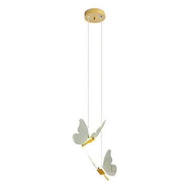 Imagem de Stgfyxgs Luminária Pendente de LED em Formato de Borboleta, Lustre de Acrílico para Cozinha, 2pcs