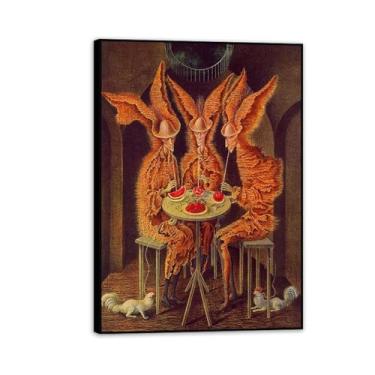 Imagem de Remedios Varo Pinturas Vegeta Vampiros Remedios Varo Pôster de parede Surrealismo Arte em tela para sala de estar escritório decoração de parede presente pronto para pendurar 70 x 50 cm (28 x 20