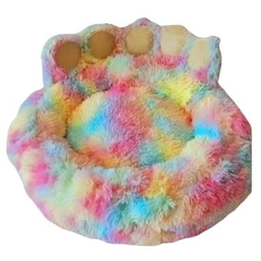Imagem de cama pata nuvem caminha para cães e gatos antialérgico(TIE DYE,1M XL)