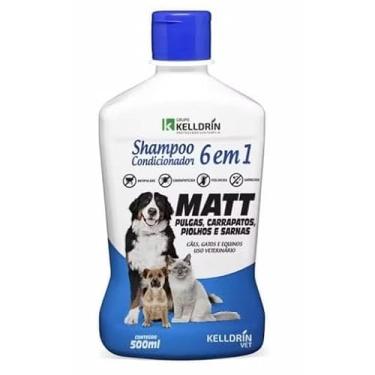 Imagem de Shampoo e Condicionador 6 em 1 para Cães e Gatos, Pulgas, Carrapatos, Piolhos e Sarnas, 500ml