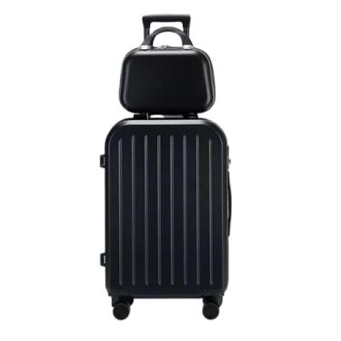 Imagem de Tourister Bagagem de alto valor de capacidade, mala de carrinho com senha de roda giratória (durável para estudantes e viajantes(Black,20 inches)