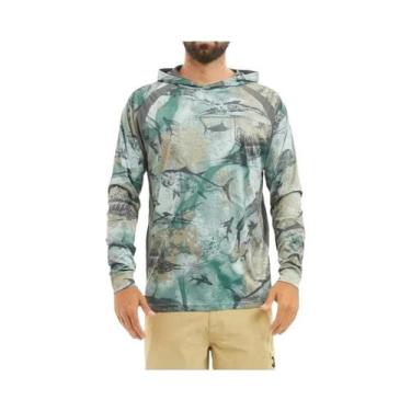 Imagem de Camisa De Pesca Masculina De Manga Longa Com Proteção UV, Respirável, 