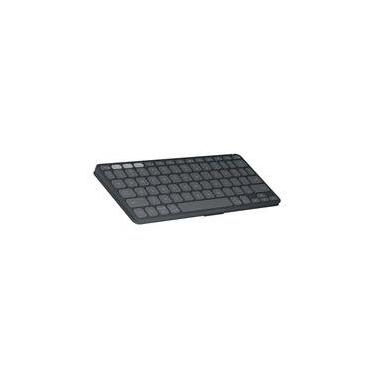 Imagem de Teclado Sem Fio Logitech Keys-To-Go 2, Bluetooth, para Tablets, iPad, macOs, Windows, Capa Integrada, Grafite - 920-012867