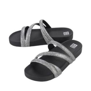 Imagem de Sandália Zaxy Papete com Glitter Feminina-Feminino