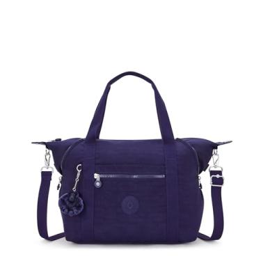 Imagem de Kipling Bolsa feminina artística, leve, bolsa de viagem de nylon