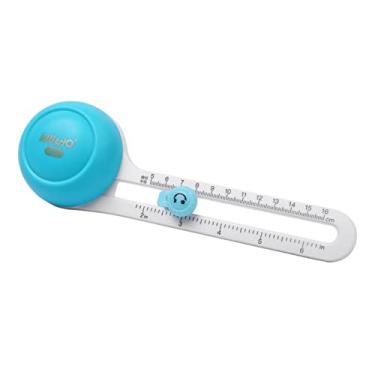 Imagem de Amgei Cortador de papel circular, cortador de círculo, ferramenta manual de corte redondo, cortador de papel, ferramenta de scrapbooking com cabeça de cortador de substituição para cartões de papel