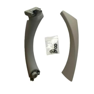 Imagem de Compatível com BMW série 3 E90 E91 328 330 335 Cinza Bege Preto esquerda Direita Maçaneta interna do carro Porta interna Painel de apoio de braço(Gray(on the right))