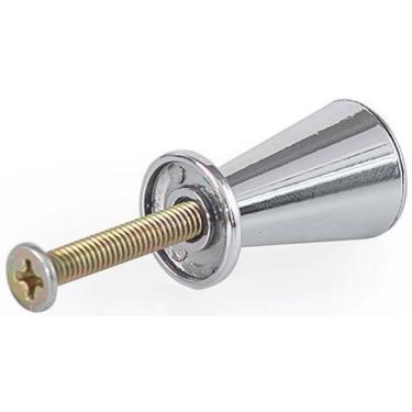 Imagem de Kit Com 1 Puxador Ponto Para Móveis Gaveta Armario Cozinha