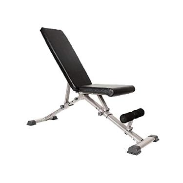 Imagem de Banco de peso, banco de peso ajustável, banco de treino dobrável, banco de halteres, banco de halteres para uso doméstico multifuncional banco abdominal