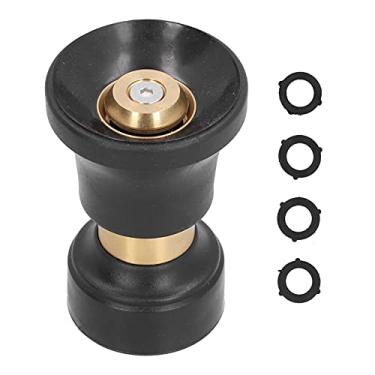 Imagem de Bocal de mangueira de fogo de fluxo grande, pistola de pulverização de água de liga de zinco resistente, bico de lavagem de carro de alta pressão para rega e limpeza de jardim (Estilo EUA)