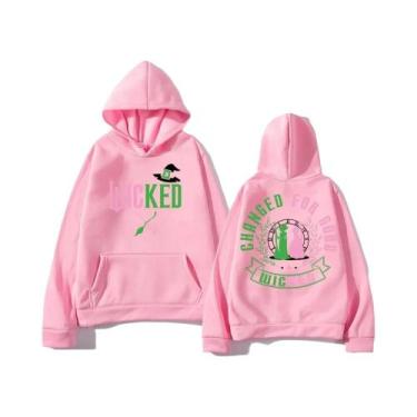 Imagem de Moletom Com Capuz Manga Longa Outono Inverno Estilo Retrô Punk Confort