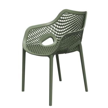 Imagem de Cadeira Poltrona Jardim-varanda Colmeia Polipropileno – Tk verde