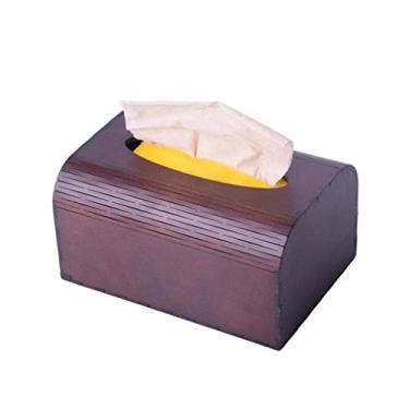 Imagem de CYYHGD Suporte de toalha para caixa de lenços em forma de cubo com painel inferior deslizante para casa de banho prateleira Ferm