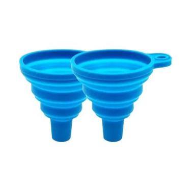Imagem de Funil De Silicone Dobrável Para Motor De Carro, 2 Peças, Portátil Para
