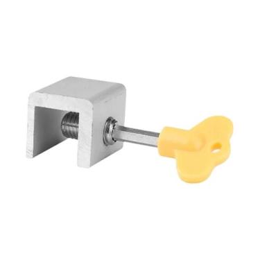 Imagem de Trava De Segurança Antifurto Para Portas E Janelas Deslizantes De Liga