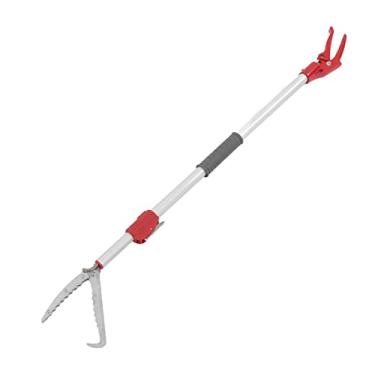 Imagem de Pinça de aquário telescópica de liga de alumínio longa para alimentação de aquário de enguia de cobra