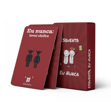 Imagem de Jogos De Cartas Baralho Diversão Esquenta Eu Nunca - Esquenta Jogos