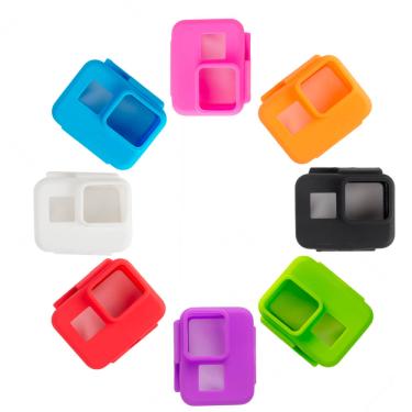 Imagem de Capa Case Silicone GoPro Hero 7 6 5 Black Uso Com Frame de Montagem