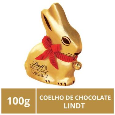 Imagem de Coelho de Chocolate, Lindt Gold Bunny, Páscoa, 50g