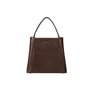 Imagem de Bolsa de mão em couro liso Madu-Feminino