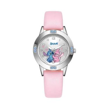 Imagem de Relógio De Quartzo Com Diamantes Lilo & Stitch Para Mulheres, Presente