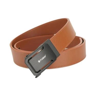 Imagem de Cinto Tático Masculino De Couro Genuíno Com Fivela Automática De Luxo 