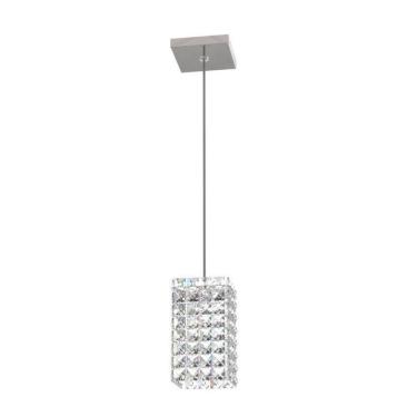 Imagem de Luminária Pendente De Cristal  11cm Mesa Balcão