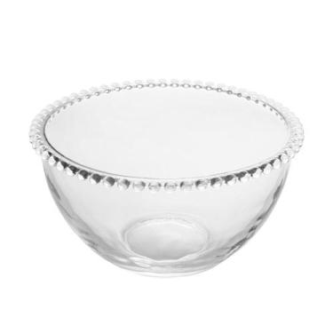 Imagem de Saladeira Wolff Pearl de Cristal Incolor 21cm x 12cm