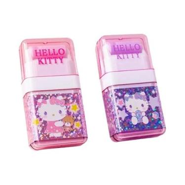 Imagem de Borracha Roladora Hellokitty Melody Sanrio Com Tampa, Material Escolar