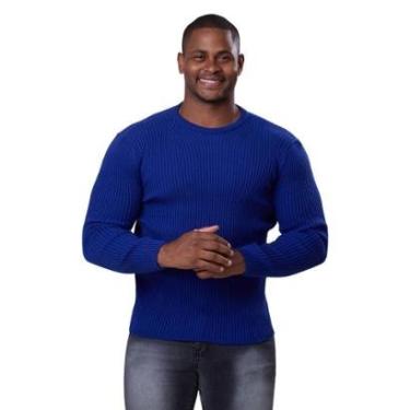 Imagem de Suéter Masculino Tricô Lã Mescla Moscou 7176-Masculino