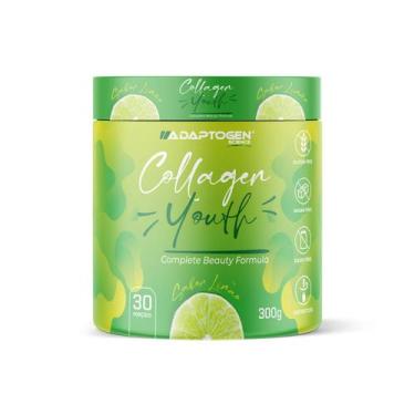 Imagem de Collagen Youth Adaptogen Colágeno Hidrolisado com Vitaminas 300g, Limã