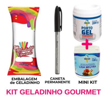 Imagem de KIT 3 em 1 Embalagem Higiênica Para Geladinho, 1 Liga Neutra e Emulsif