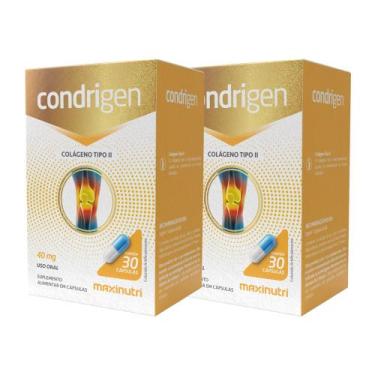 Imagem de Kit 2 Condrigen Colágeno Tipo 2 com 30 Capsulas Maxinutri
